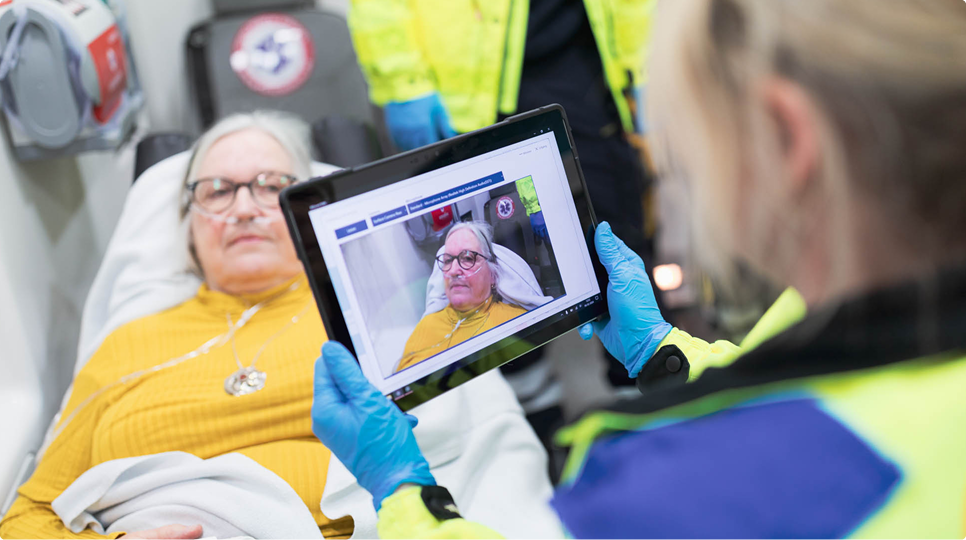 Bliksund adds video function - Empowering emergency professionals through video consultation in prehospital care hero image blog