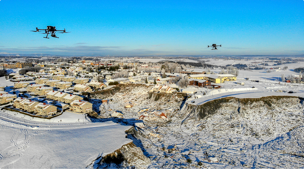 Gjerdrum landslide drones blog hero image