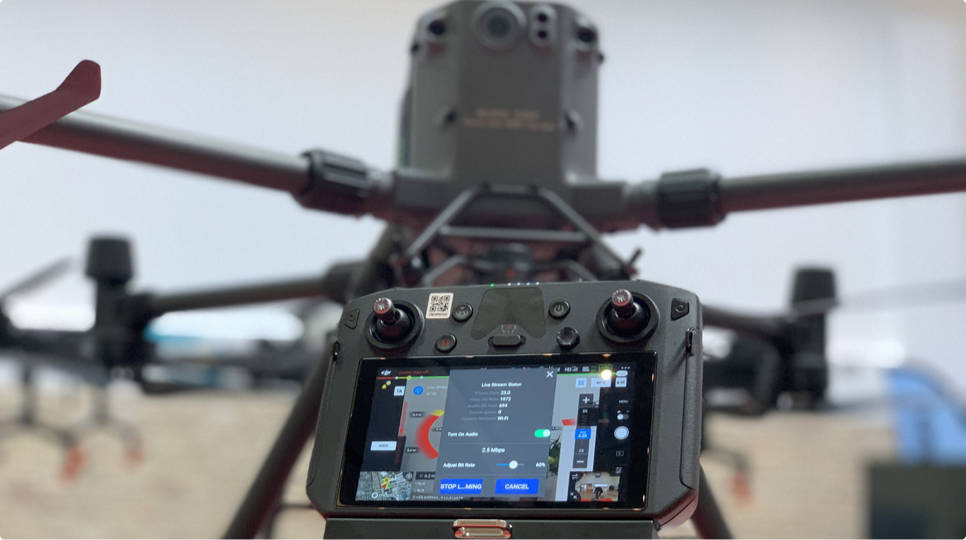 Complete guide to setup your DJI drone to RTMP streaming blog hero image