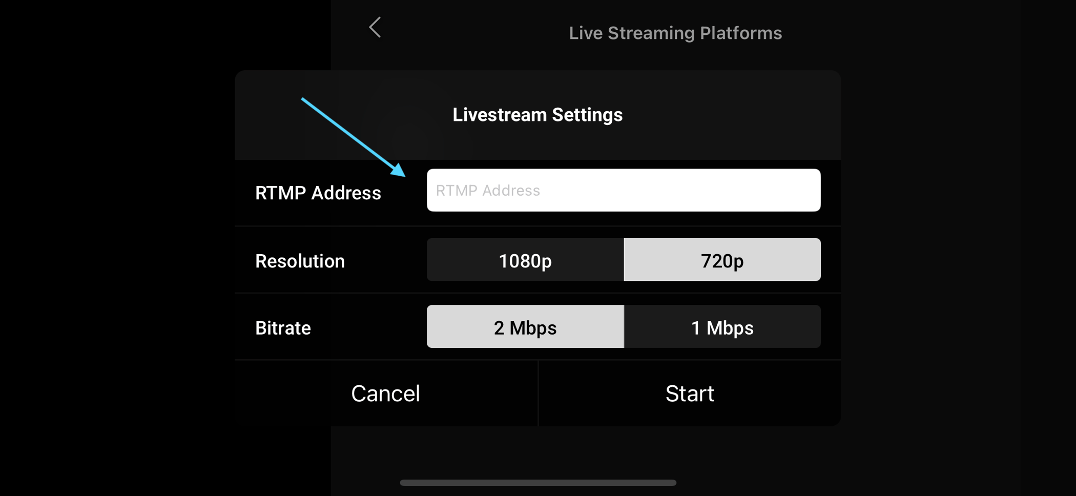 How to set up RTMP Streaming on the DJI Fly App for the DJI Neo Drone ...