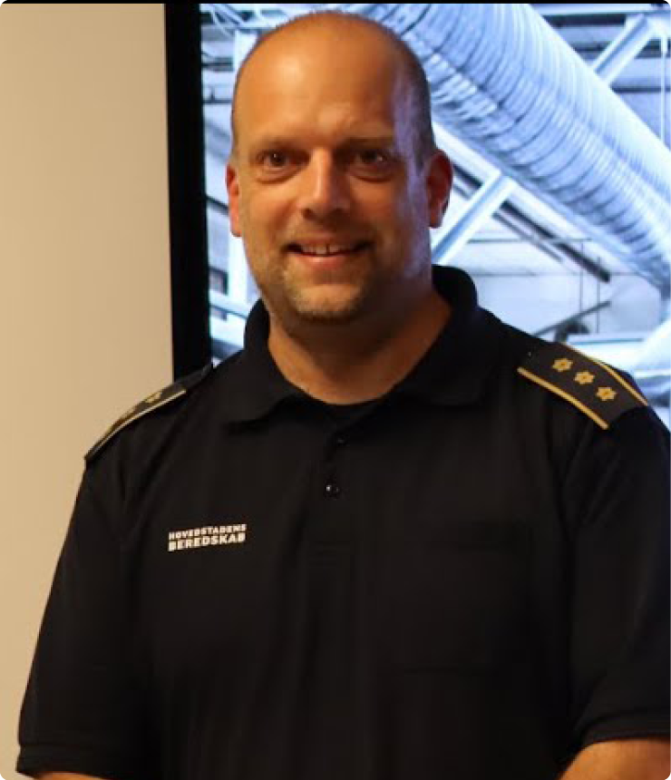 christofferChristoffer Nygaard Operations and development manager of the 112 alarm and operations centre of the Greater Copenhagen Fire Department